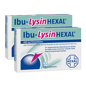 IBU-LYSINHEXAL Filmtabletten Doppelpackung (2x50St)