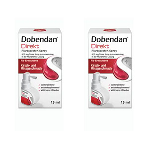 DOBENDAN Direkt Flurbiprofen Spray 8,75mg/Dos.Mund Set (2x 15ml)