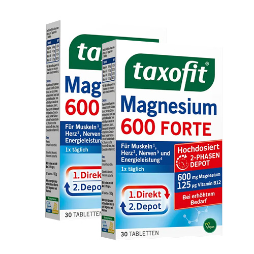 TAXOFIT Magnesium 600 FORTE Depot Tabletten (2x30 g)