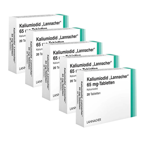 KALIUMIODID Lannacher 65 mg Tabletten (5x 20St)
