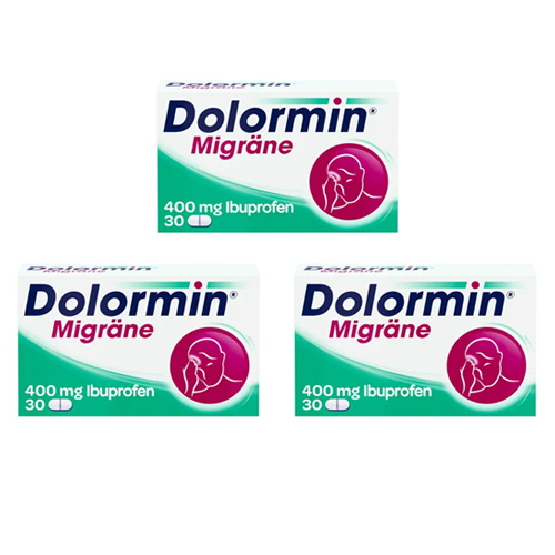 DOLORMIN Migräne Filmtabletten (3x30 St)
