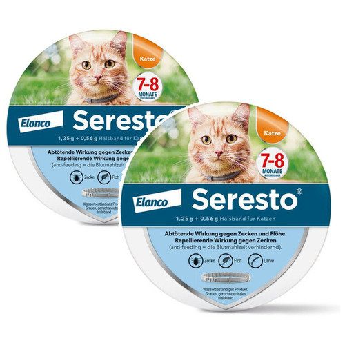 SERESTO Halsband f.Katzen Doppelpackung (2x1St)
