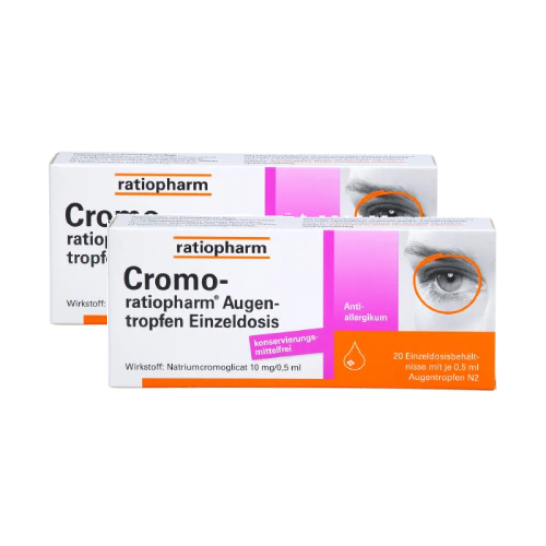 CROMO-RATIOPHARM Augentropfen Einzeldosis Set (2x10ml)