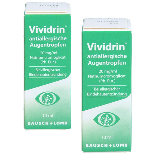VIVIDRIN antiallergische Augentropfen Doppelpackung