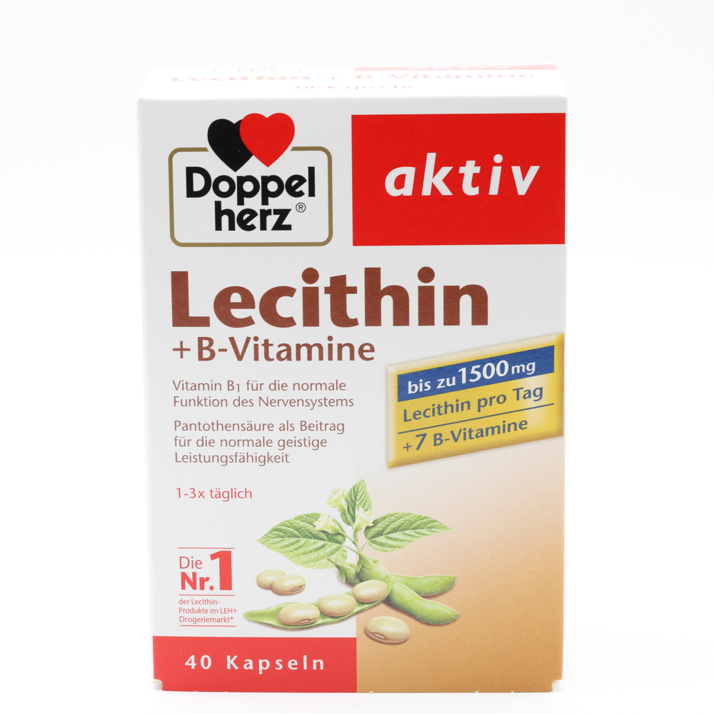 DOPPELHERZ Lecithin+B-Vitamine Kapseln