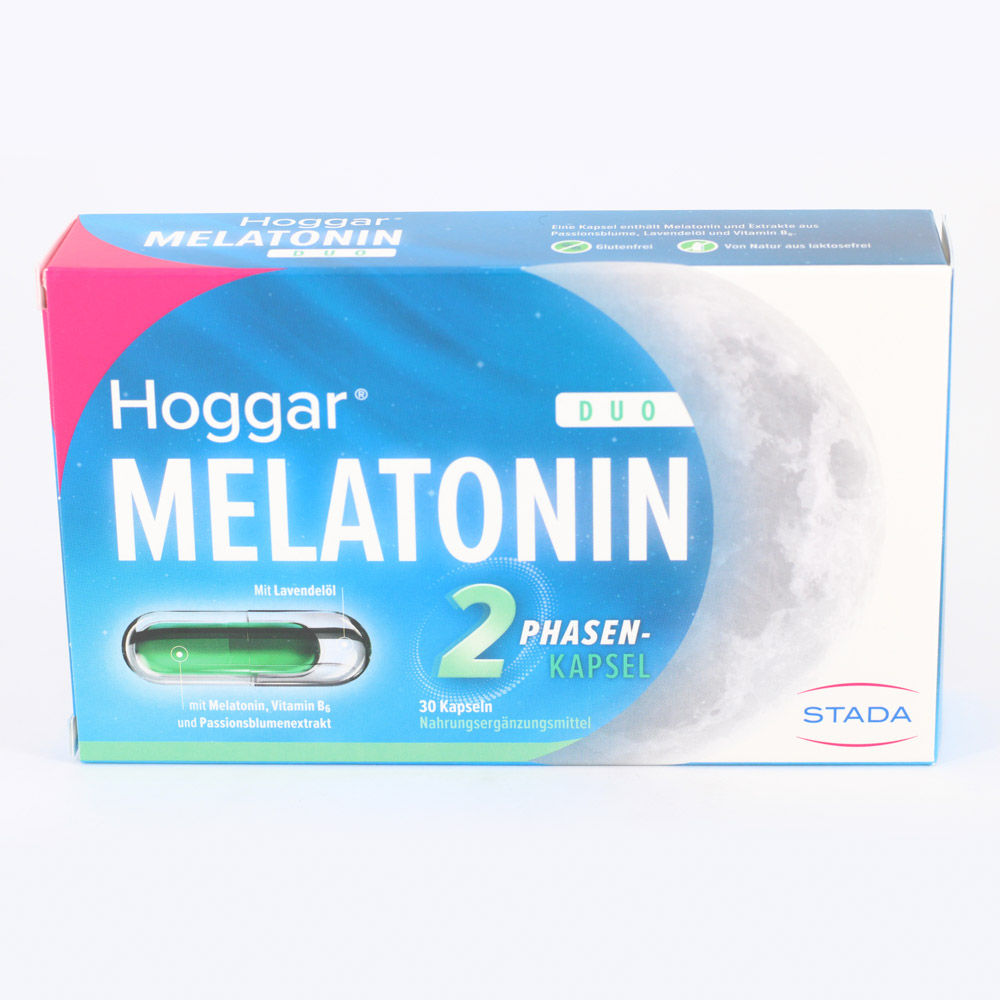 HOGGAR Melatonin DUO Einschlaf-Kapseln Doppelpackung (2x30 St)
