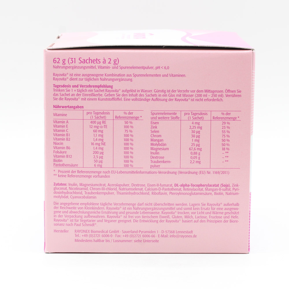 RAYOVITA Vitamin-u.Spurenelementpulver