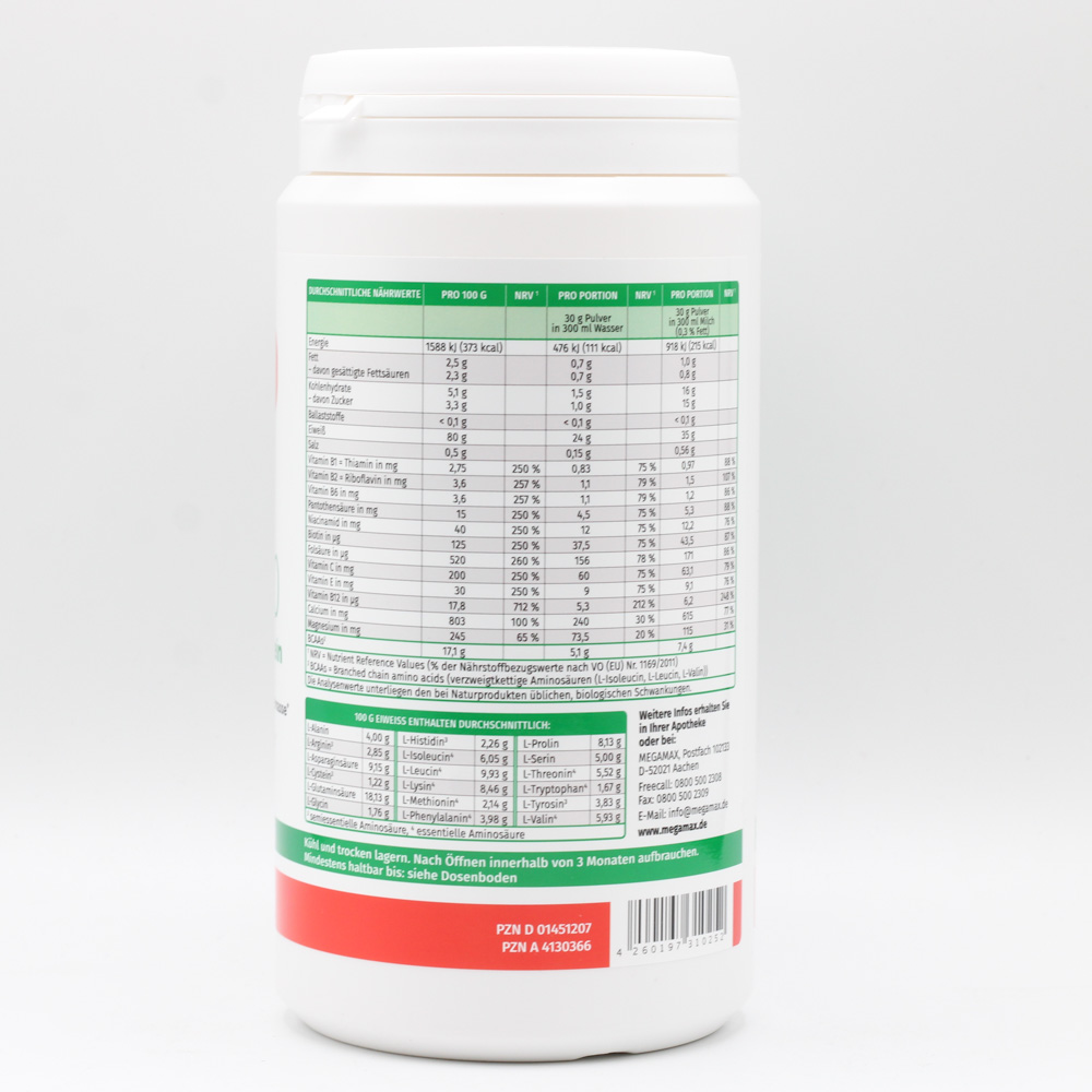 EIWEISS 100 Himbeer Quark Megamax Pulver