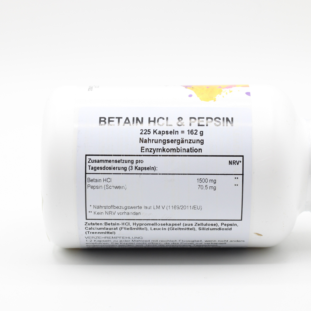 BETAIN HCL & Pepsin Kapseln