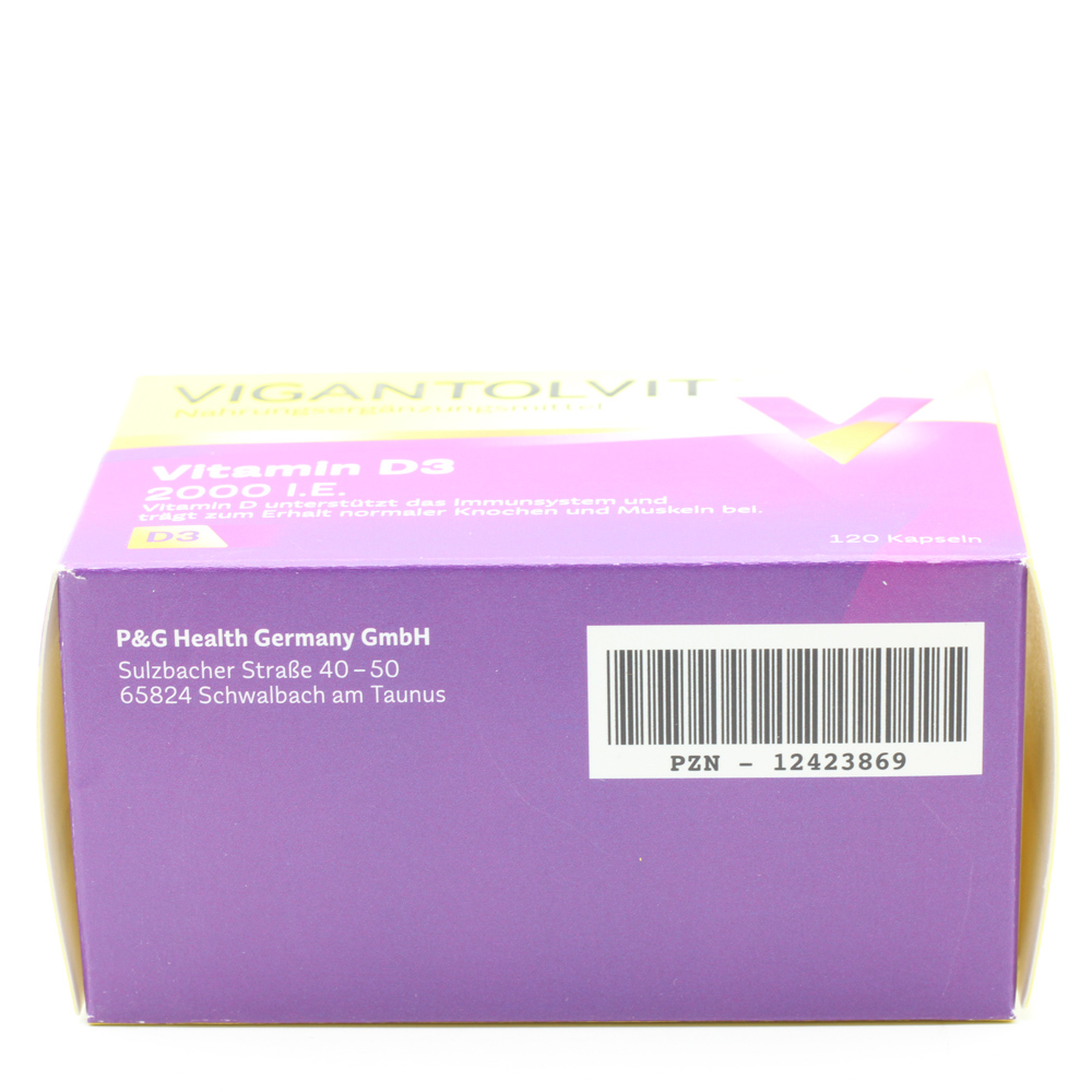 VIGANTOLVIT 2000 I.E. Vitamin D3 Weichkapseln Doppelpackung (2x 120St)