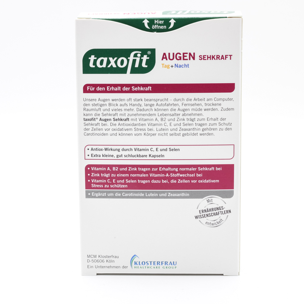 TAXOFIT Augen Sehkraft Kapseln