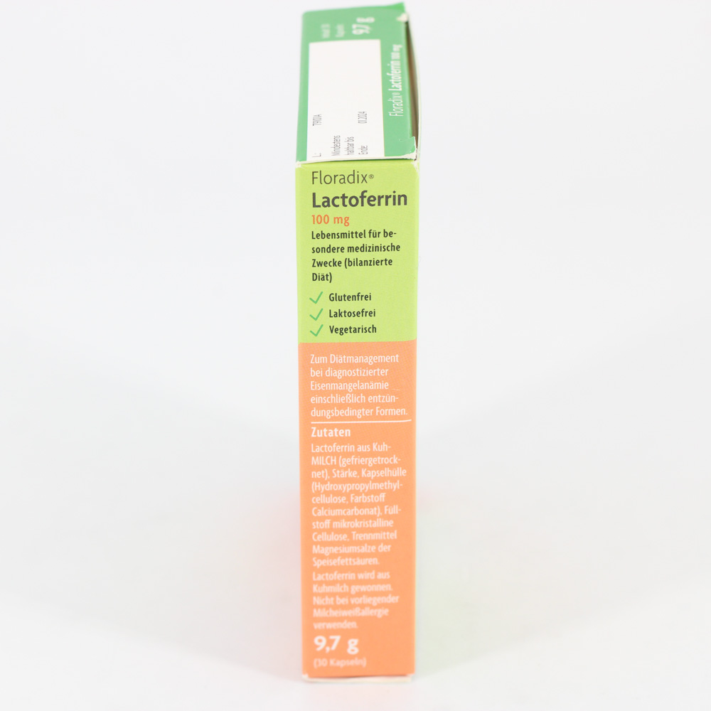 FLORADIX Lactoferrin 100 mg Kapseln