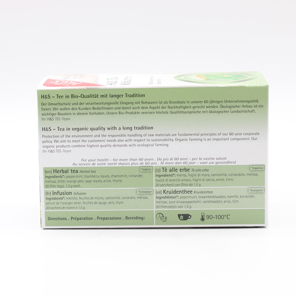 H&S Bio Kräutertee Filterbeutel