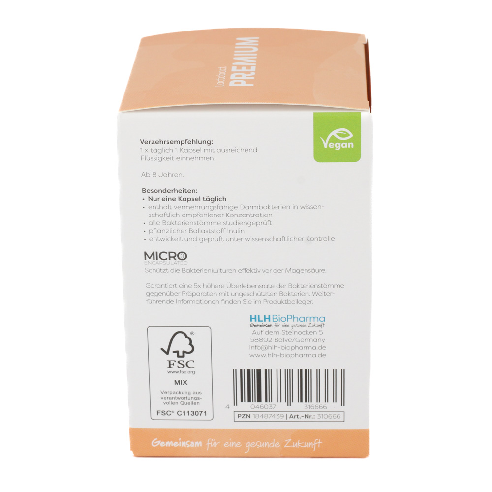 LACTOBACT PREMIUM magensaftresistente Kapseln