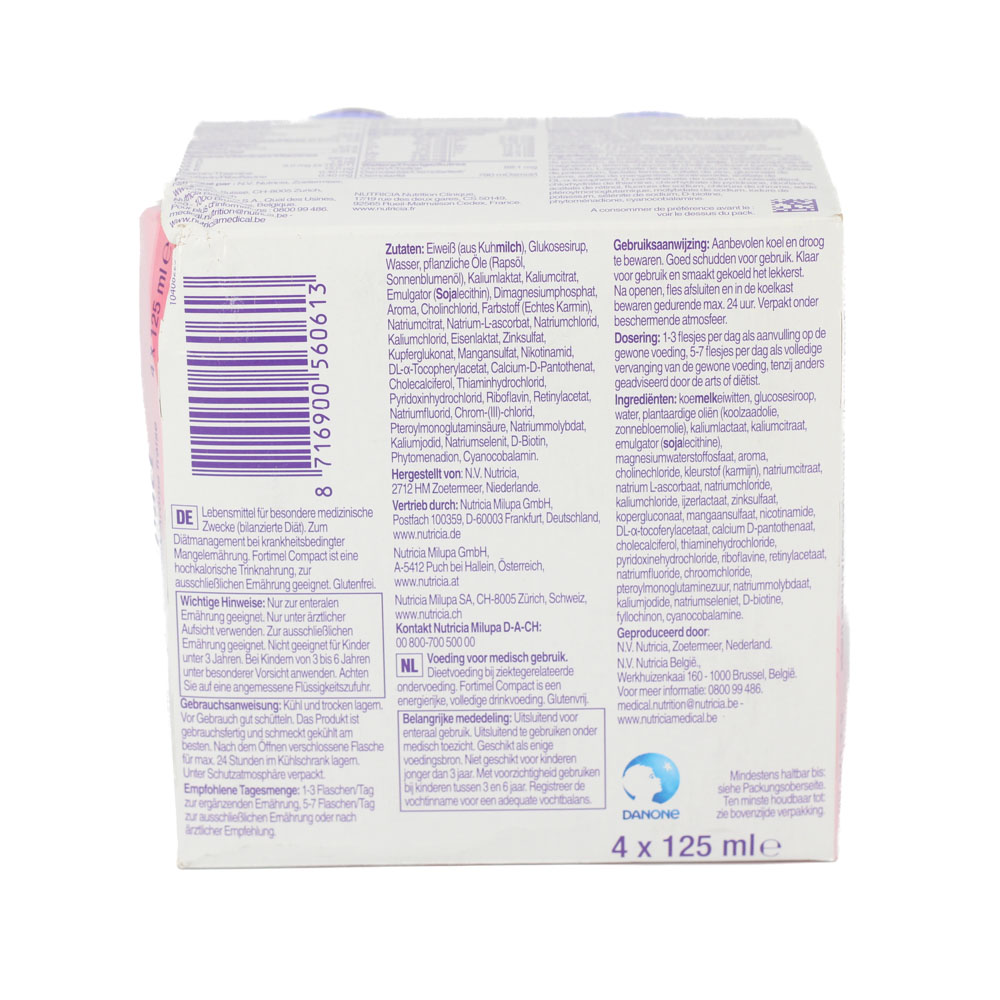 FORTIMEL Compact 2.4 kcal Erdbeergeschmack