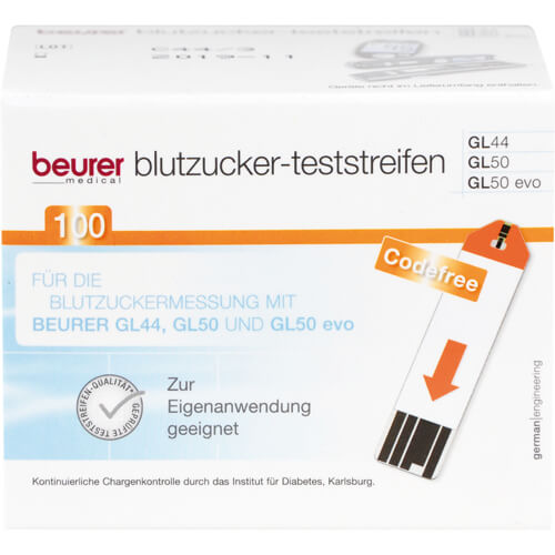 BEURER GL44/GL50 Blutzucker-Teststreifen