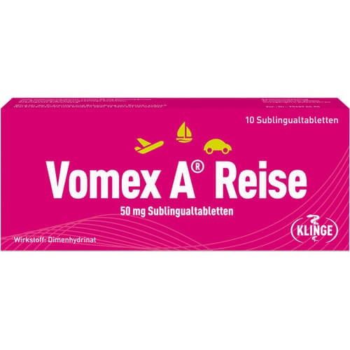VOMEX A Reise 50 mg Sublingualtabletten
