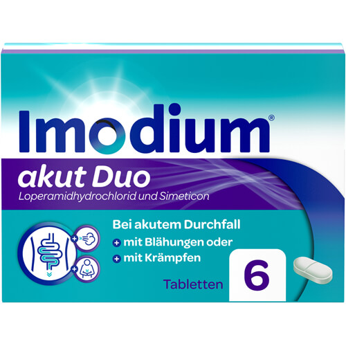 IMODIUM akut Duo 2 mg/125 mg Tabletten