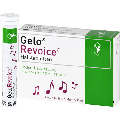 GeloRevoice Halstabletten Holunderblüte - Mentholfrei bei Heiserkeit