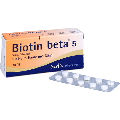BIOTIN BETA 5 Tabletten