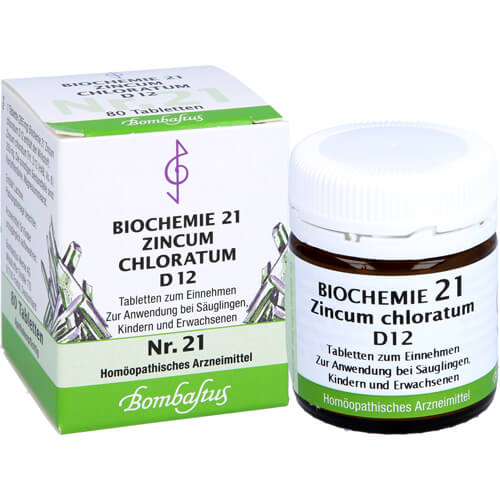 BIOCHEMIE 21 Zincum chloratum D 12 Tabletten