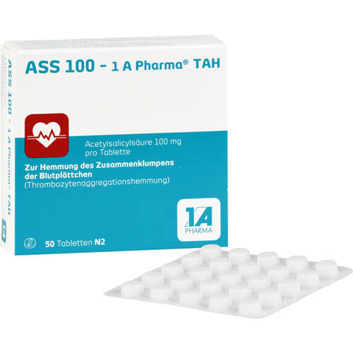 ASS 100-1A Pharma TAH Tabletten