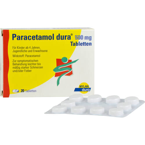 PARACETAMOL dura 500 mg Tabletten
