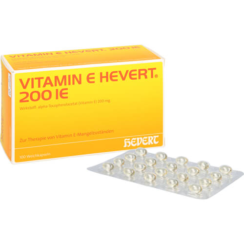 VITAMIN E HEVERT 200 I.E. Weichkapseln