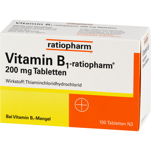 VITAMIN B1-RATIOPHARM 200 mg Tabletten