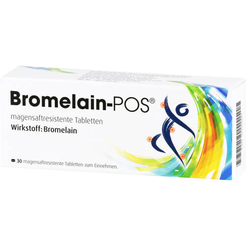 BROMELAIN POS magensaftresistente Tabletten