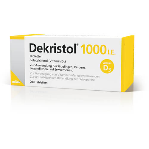 DEKRISTOL 1.000 I.E. Tabletten