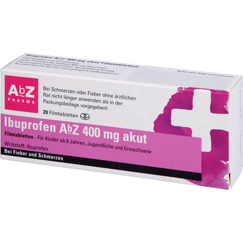 IBUPROFEN AbZ 400 mg akut Filmtabletten