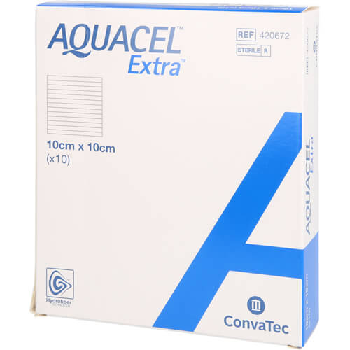 AQUACEL Extra 10x10 cm Verband