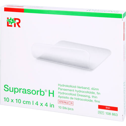 SUPRASORB H Hydrokoll.Verb.dünn 10x10 cm