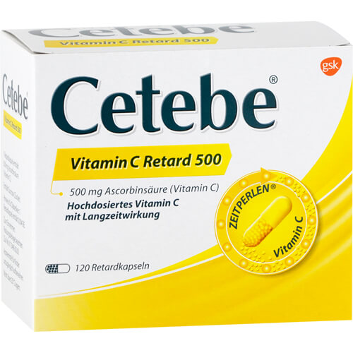 CETEBE Vitamin C Retardkapseln 500 mg