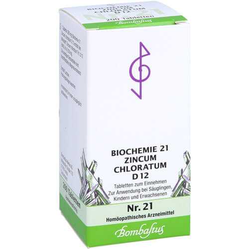 BIOCHEMIE 21 Zincum chloratum D 12 Tabletten