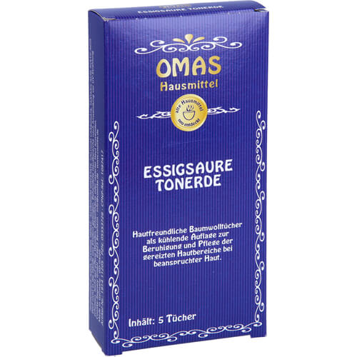 ESSIGSAURE TONERDE Baumwollkompressen