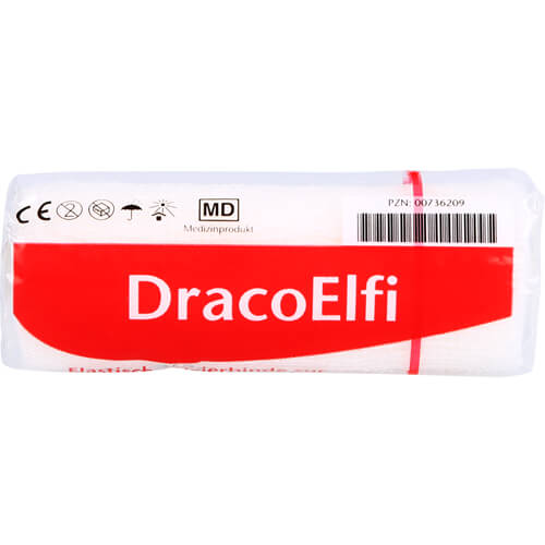 DRACOELFI elast.Fixierbinde 10 cmx4 m gekrep.cello