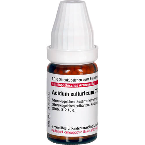 ACIDUM SULFURICUM D 12 Globuli