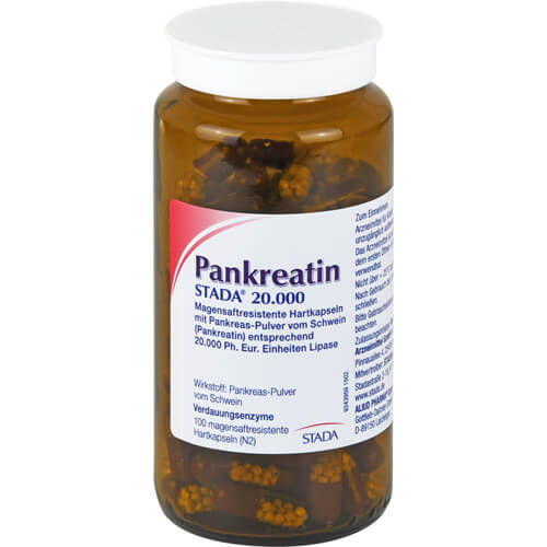 PANKREATIN STADA 20.000 magensaftres.Hartkapseln