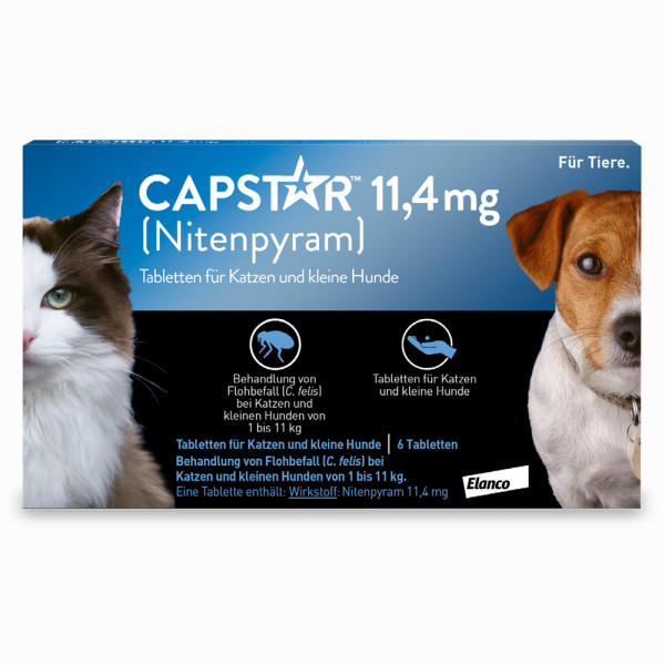 CAPSTAR 11,4 mg Tabletten f.Katzen/kleine Hunde