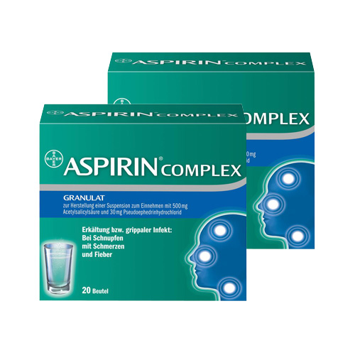 ASPIRIN® Complex Granulat Doppelpackung (2x 20St)