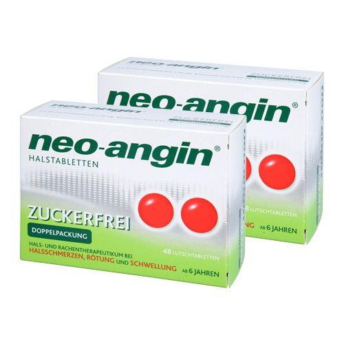 NEO-ANGIN Halstabletten zuckerfrei Doppelpackung (2x 48St)