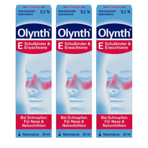 OLYNTH 0,1% für Erwachsene Nasendosierspray (3x15 ml)