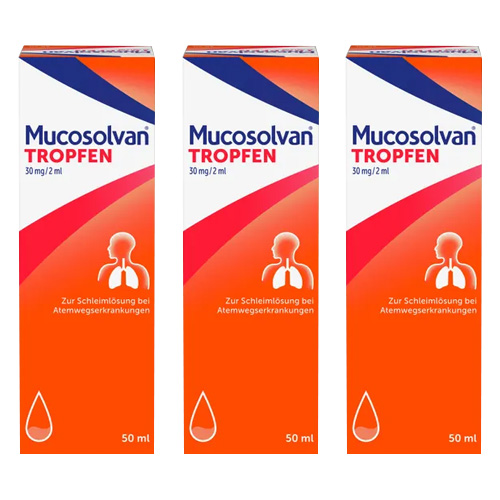 MUCOSOLVAN Tropfen 30 mg/2 ml (3x50 ml)