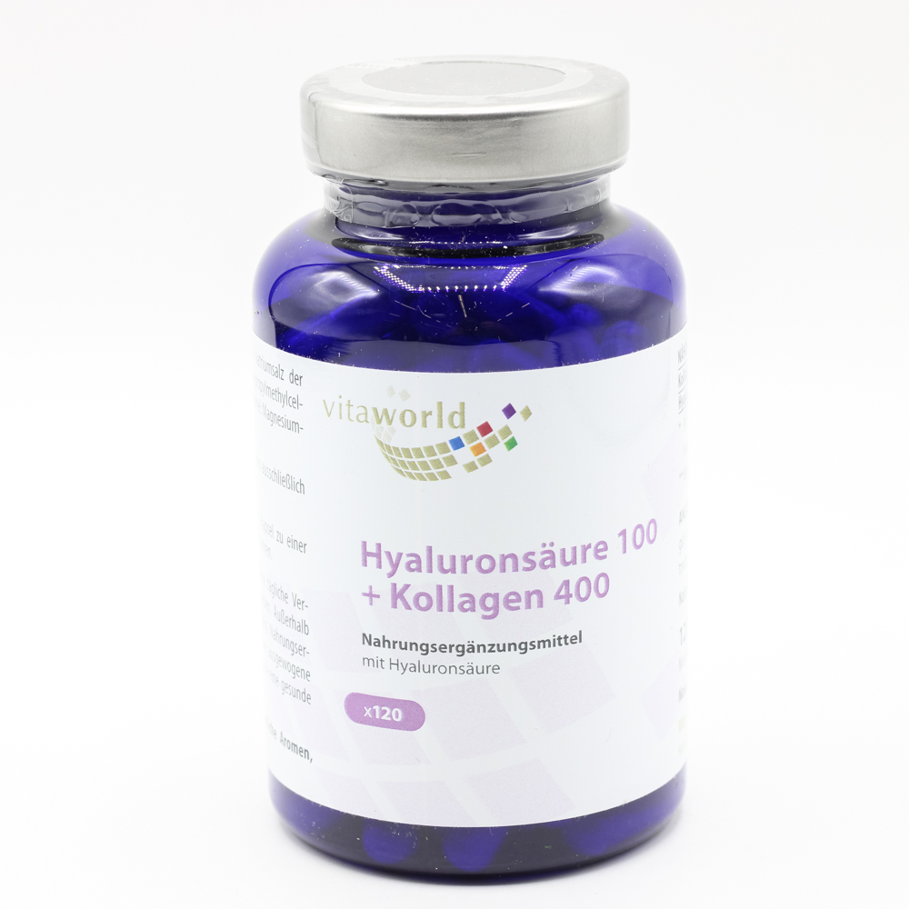 HYALURONSÄURE 100+Kollagen 400 Kapseln