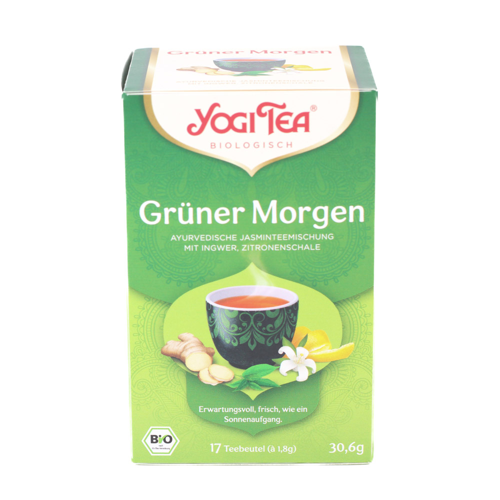 YOGI TEA Grüner Morgen Bio Filterbeutel