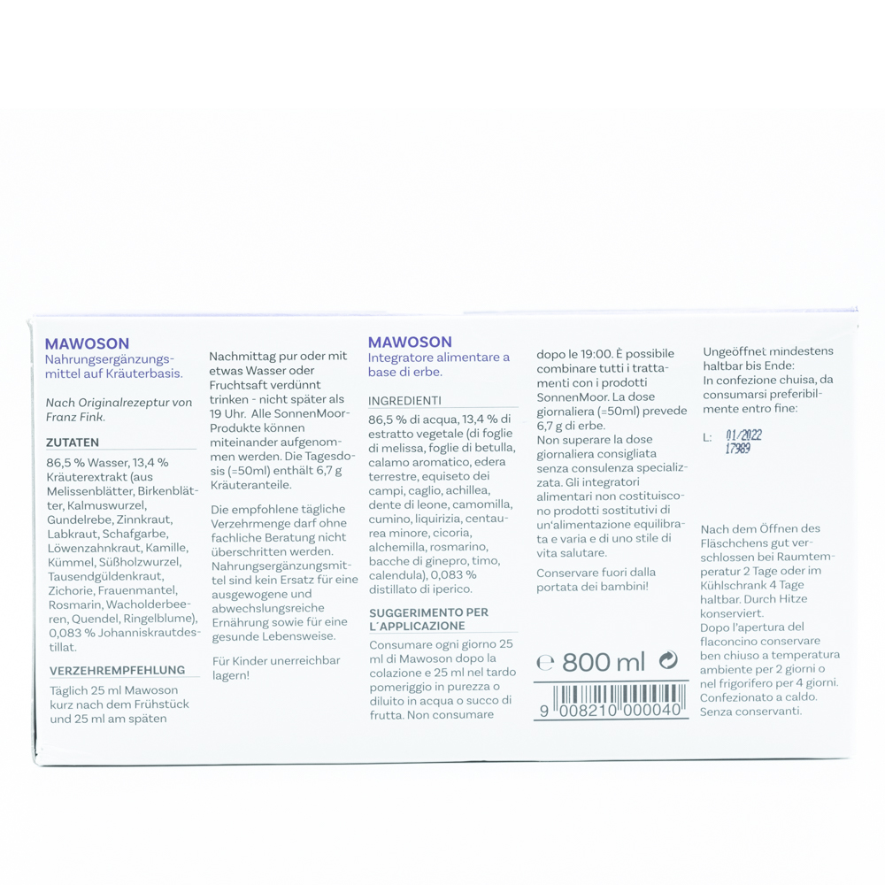 MAWOSON flüssig SonnenMoor Doppelpackung (2x800ml)