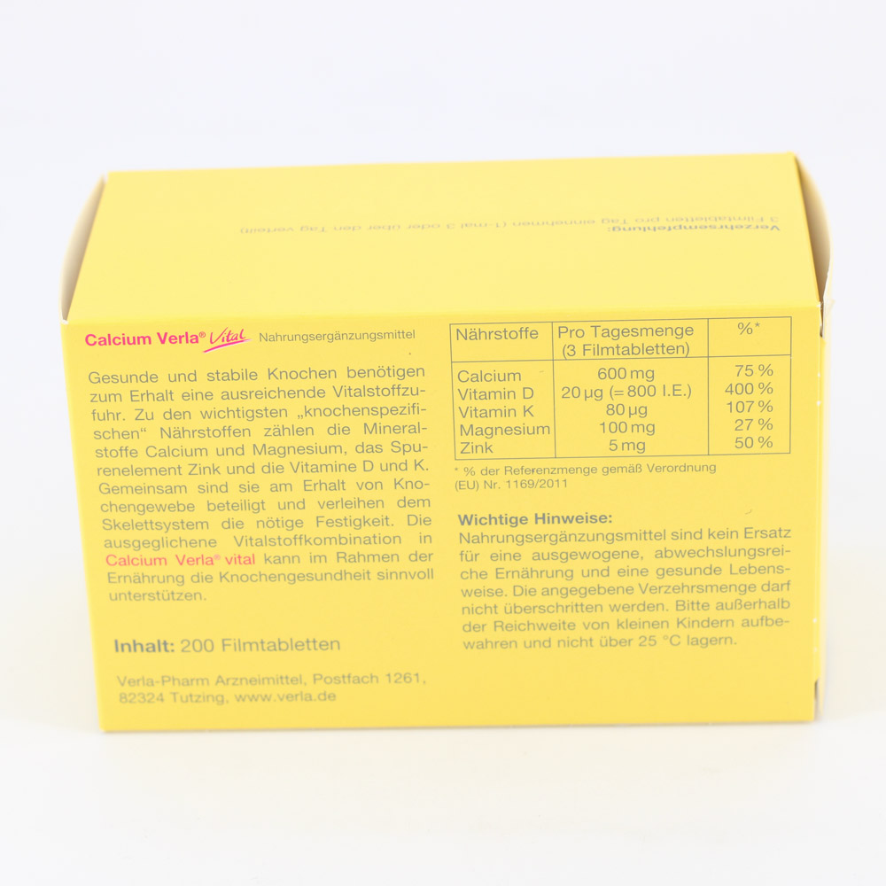 CALCIUM VERLA Vital Filmtabletten