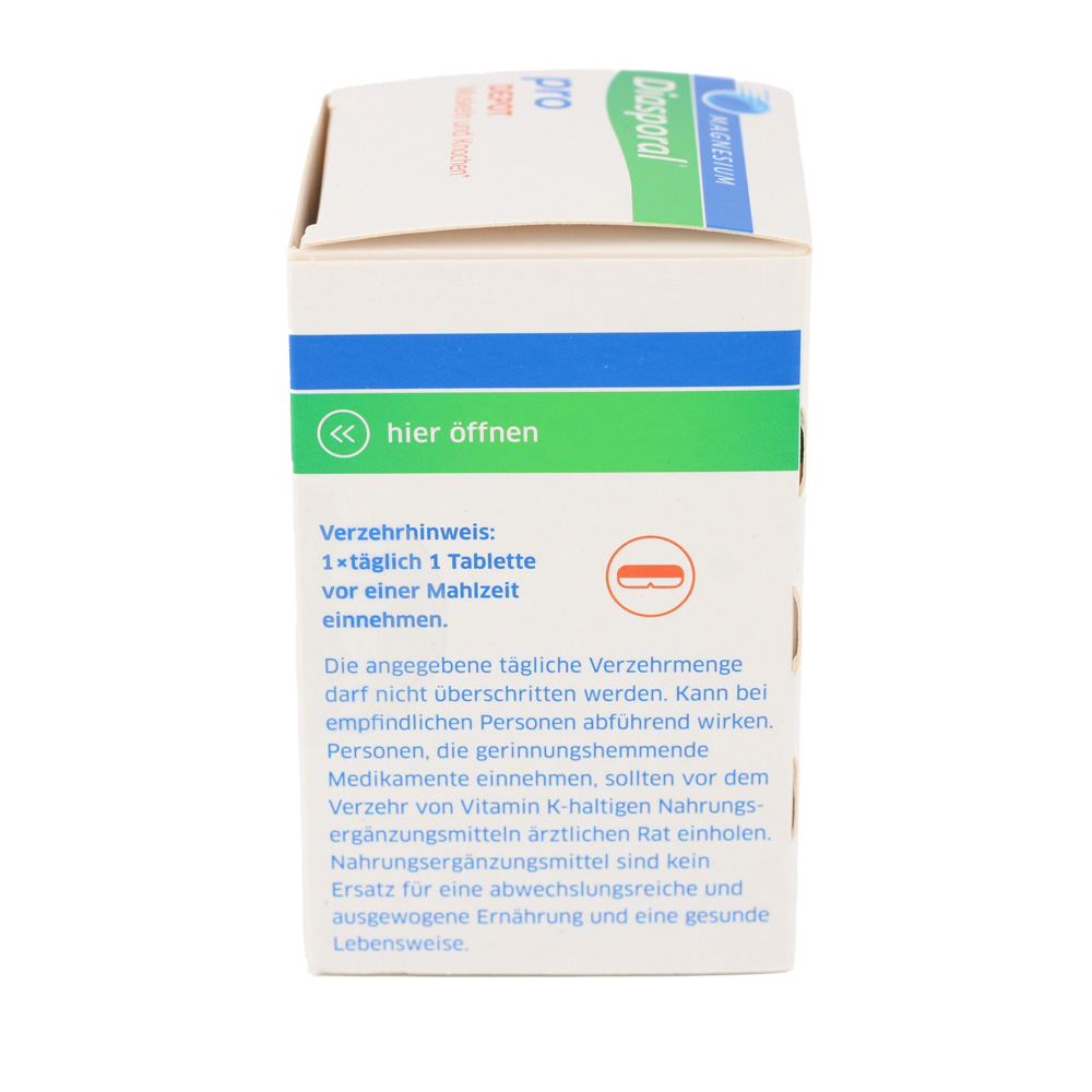 MAGNESIUM DIASPORAL pro D3+K2 DEPOT Muskel+Kno.Tab